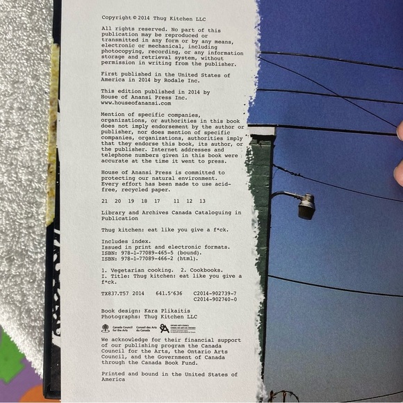 Thug Kitchen Hard Cover Plant Based Cookbook - Picture 6 of 16